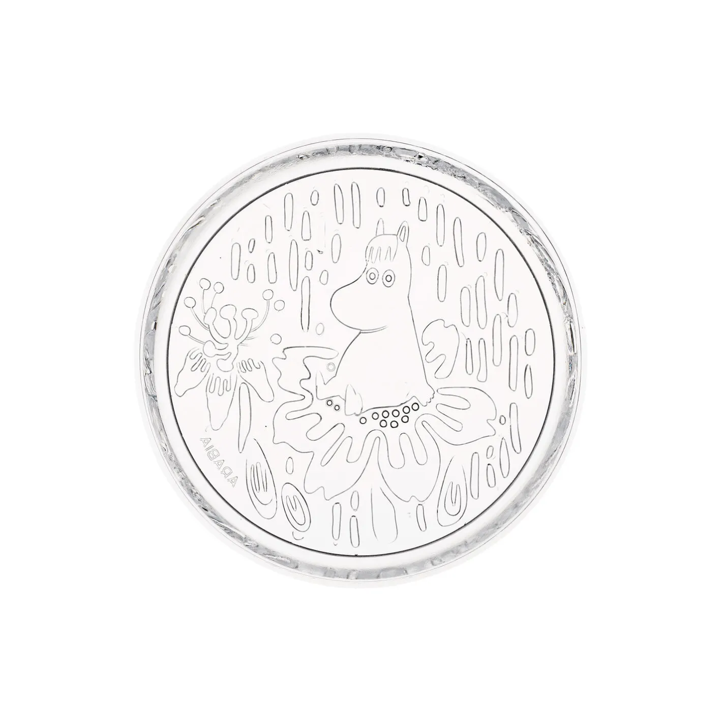 Moomin Arabia Mumi glastallerken Ø 17 cm,> Tallerkener