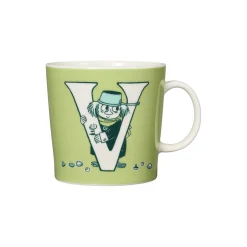 Sale Moomin Arabia Mumi krus 40 cl Alfabet V