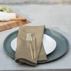 EKTA Living Napkin Herringbone twill 2 stk.,> Bordtekstiler