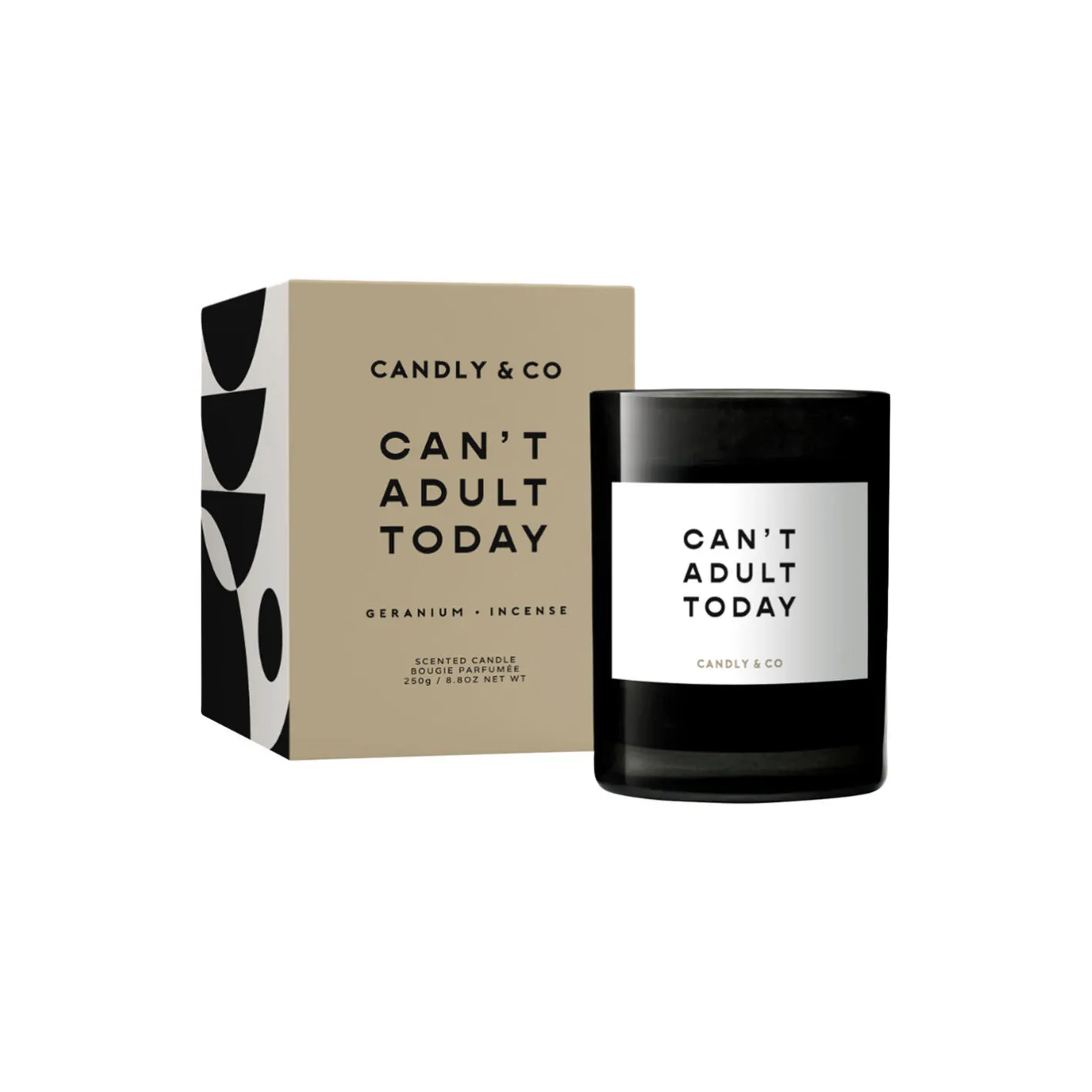 Candly & Co No. 1 Candle, Can't adult today> Lys & Duftlys