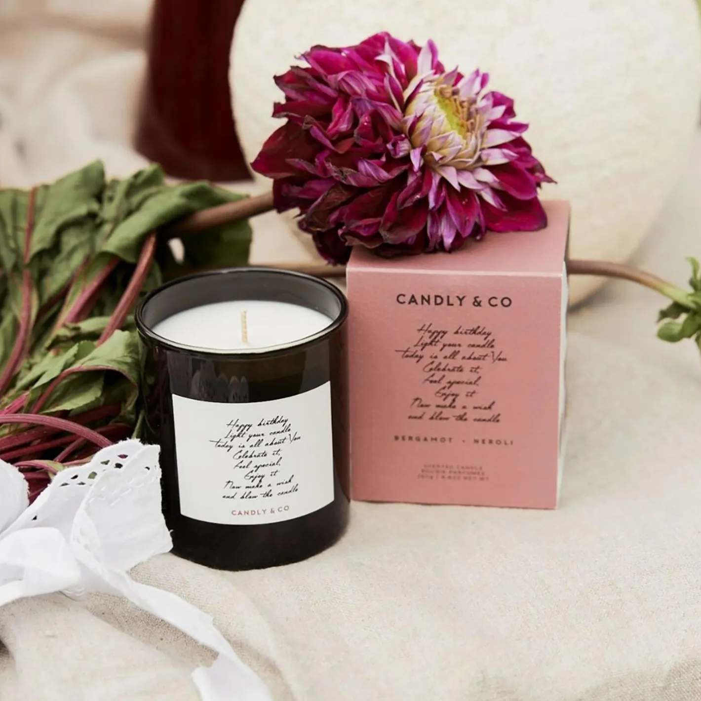 Candly & Co No. 5 Candle, Happy Birthday…> Lys & Duftlys