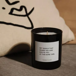 Candly & Co No. 4 Candle, Set goals that scare you and excite you at the same time><noscript><img width=