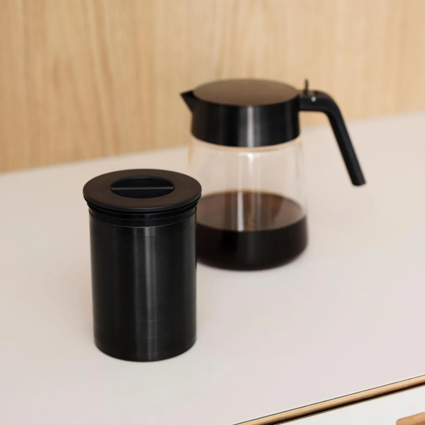 Outlet Stelton Nohr filter til cold brew, black metallic