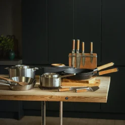 Hot Fiskars Norden Steel stegefad med låg Ø 28 cm