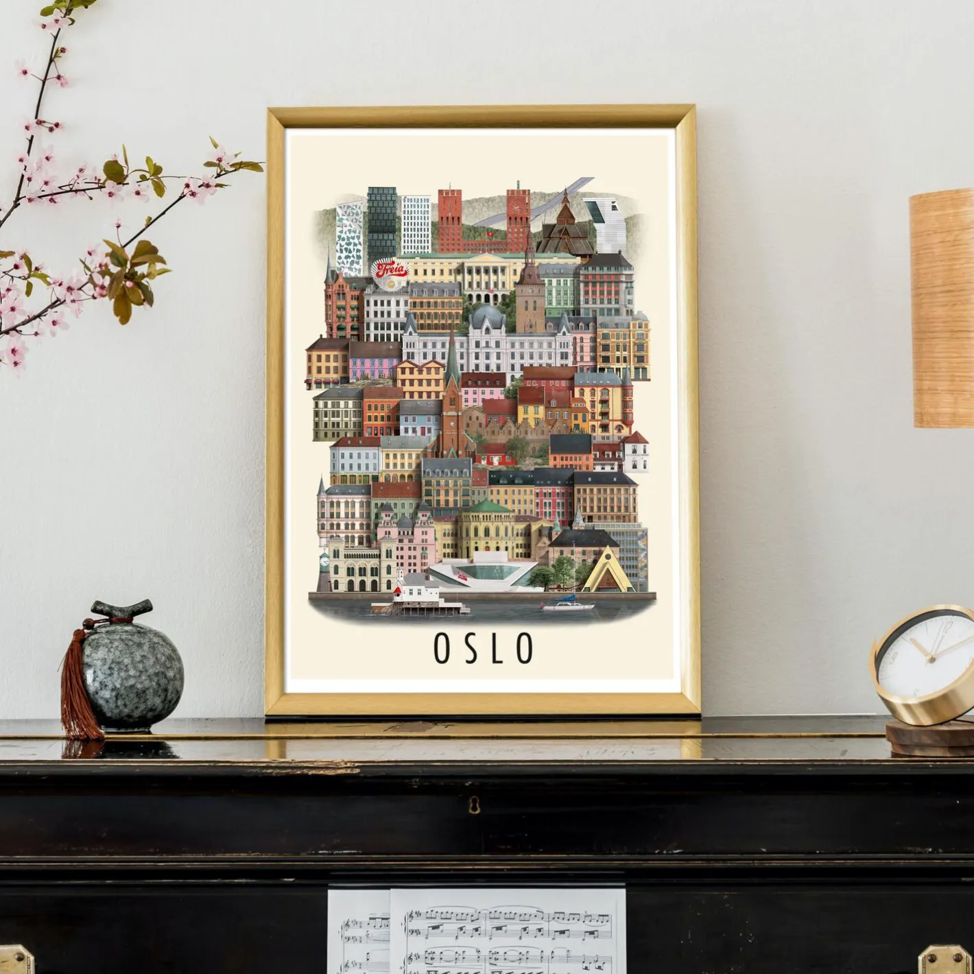Martin Schwartz Oslo plakat> Plakater & Rammer