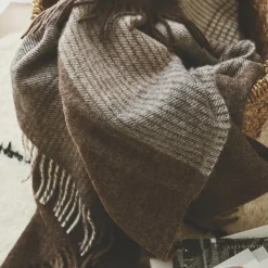 Silkeborg Uldspinderi Oxford plaid, 05104 shades brown> Plaider