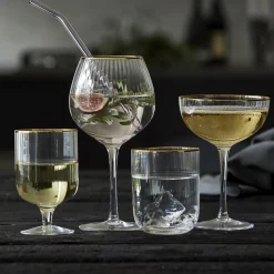 Lyngby Glas Palermo Gold cocktailglas 4 stk.><noscript><img width=