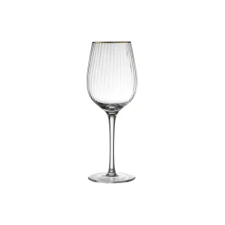 Clearance Lyngby Glas Palermo Gold rødvinsglas 4 stk.