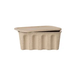 Clearance Ferm Living Paper Pulp Box 2 pcs, brown