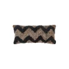 NATURES Collection PATTERN COLLECTION Zig Zag pude, taupe/black> Pyntepuder & Hynder
