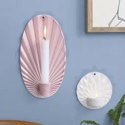Dottir Nordic Design Pipanella Waves væghængt lysestage,> Lysestager