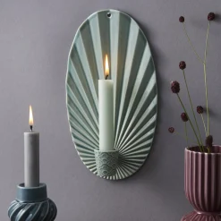 Dottir Nordic Design Pipanella Waves væghængt lysestage,> Lysestager