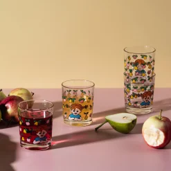 Clearance Muurla Pippi drikkeglas frugter