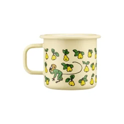 Best Muurla Pippi emaljekrus frugter, gul yellow