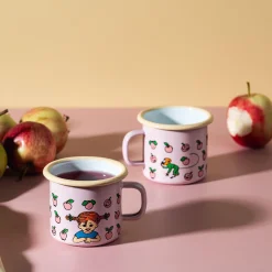 Muurla Pippi emaljekrus frugter, rosa><noscript><img width=