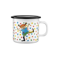 Outlet Muurla Pippi emaljekrus, multicolour