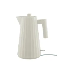 Discount Alessi Plissé elkedel, hvid
