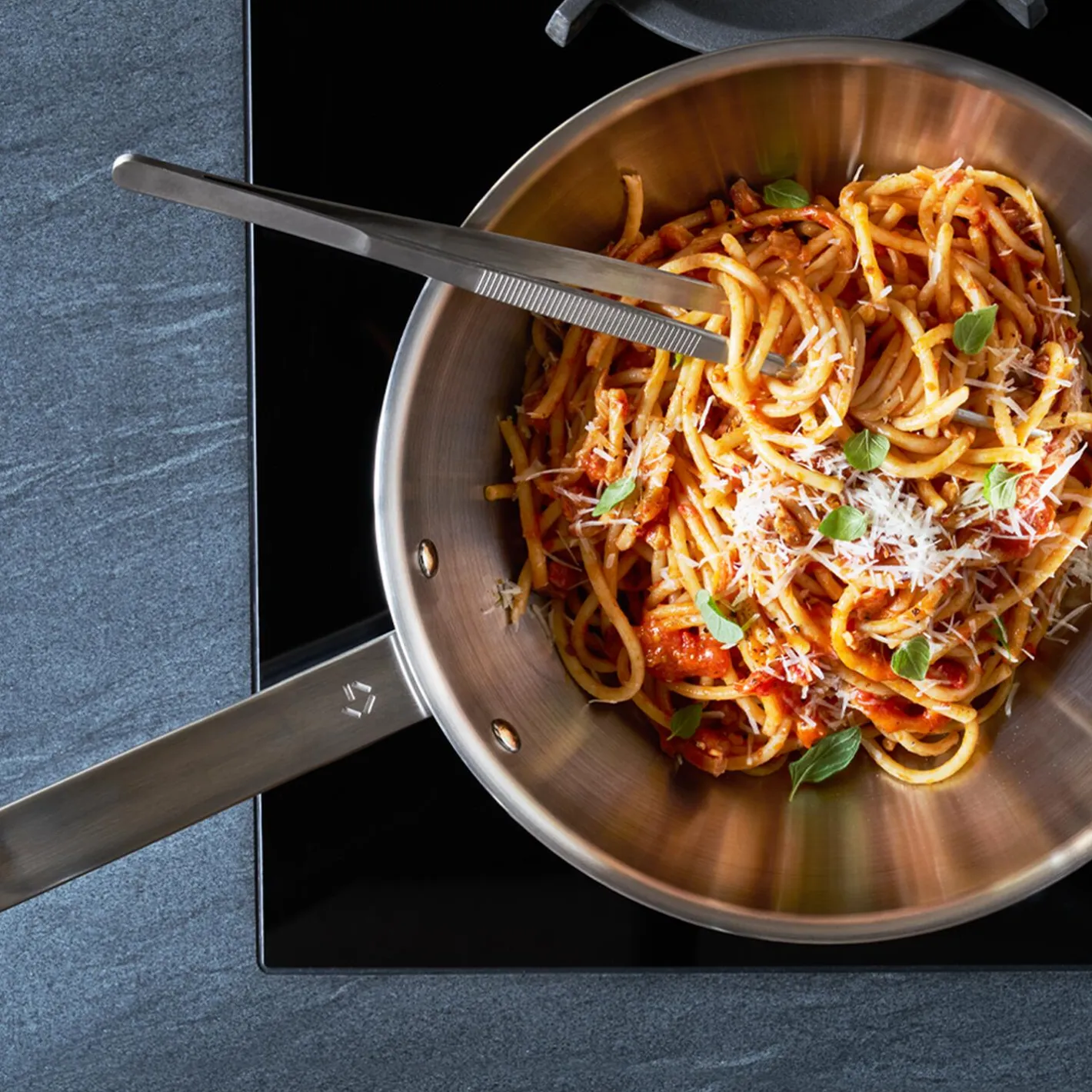 Online Gastrotools 5-ply wok Ø 26 cm