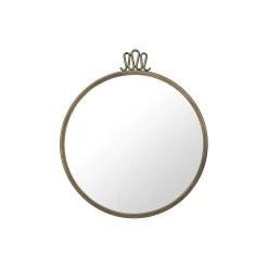 GUBI Randaccio Wall Mirror, antique brass> Vægspejle