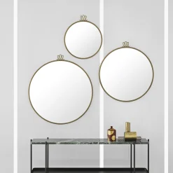 GUBI Randaccio Wall Mirror, antique brass><noscript><img width=