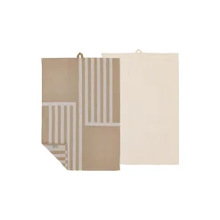 Clearance Södahl Reflection viskestykke, warm taupe