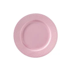 Outlet Lyngby Porcelæn Rhombe Color frokosttallerken Ø 21 cm, rosa