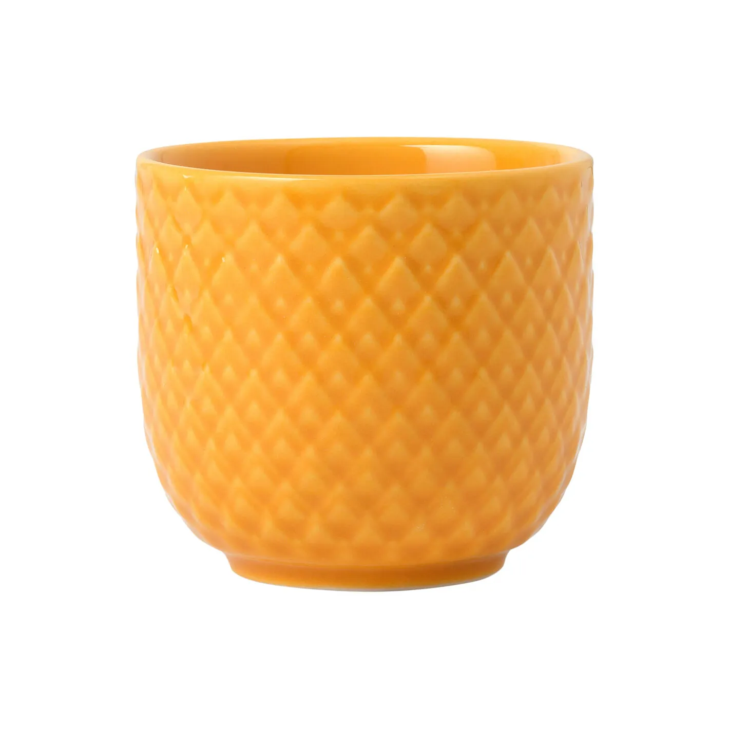 Hot Lyngby Porcelæn Rhombe Color æggebæger, gul