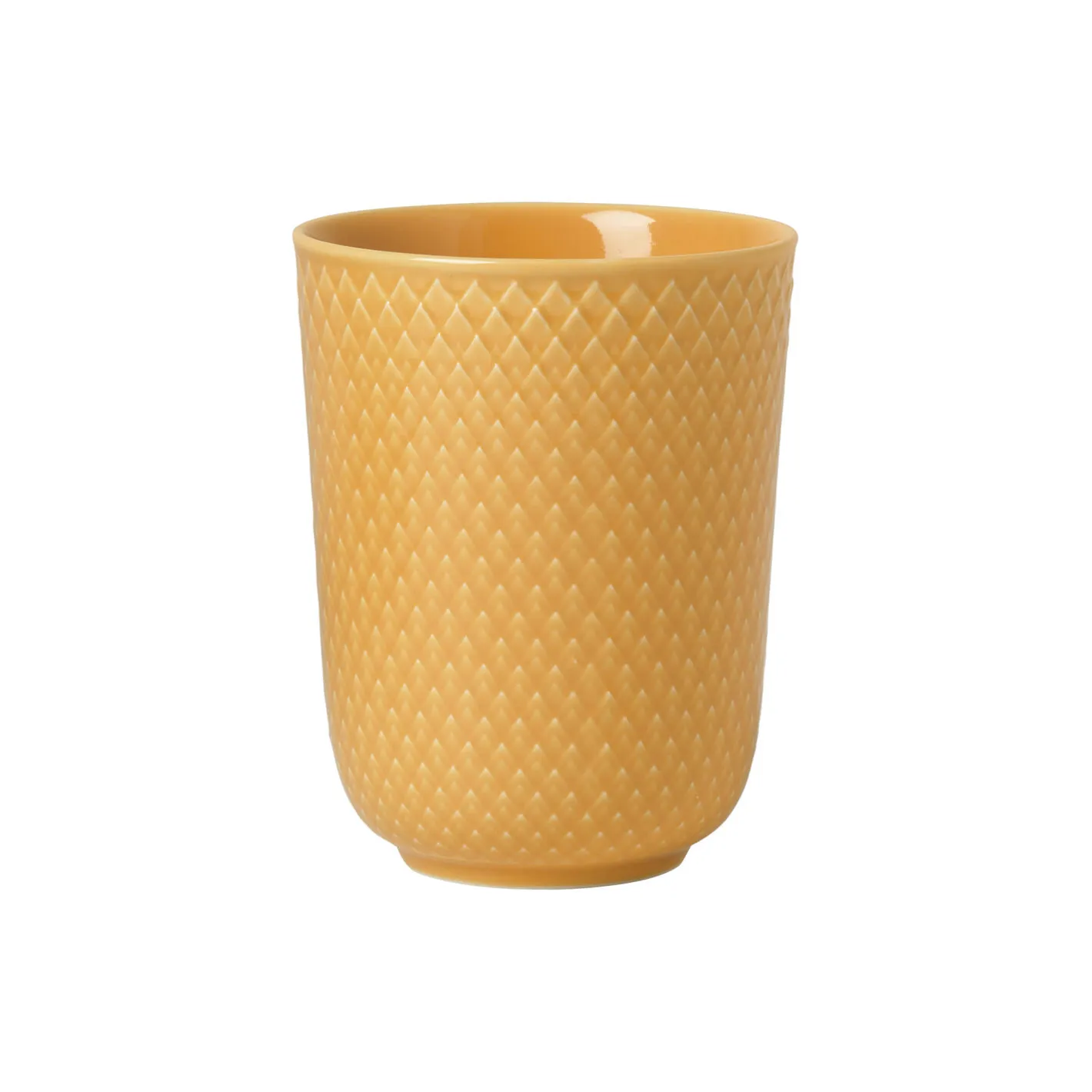 Hot Lyngby Porcelæn Rhombe Color krus, gul