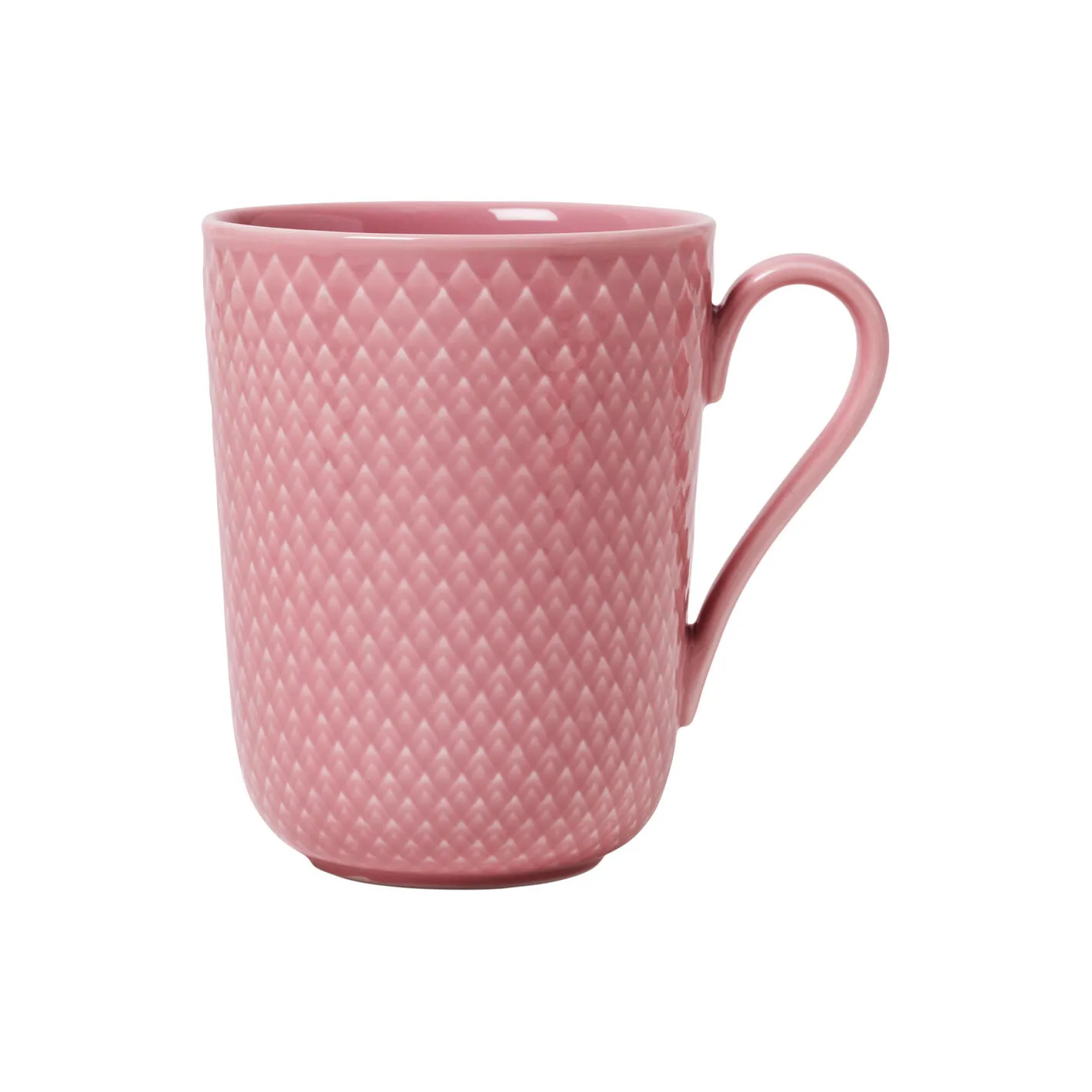 Sale Lyngby Porcelæn Rhombe Color krus med hank, rosa