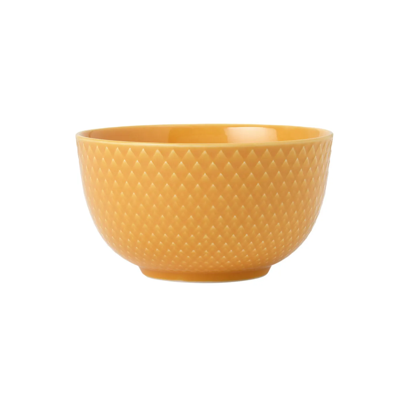 Clearance Lyngby Porcelæn Rhombe Color skål, gul