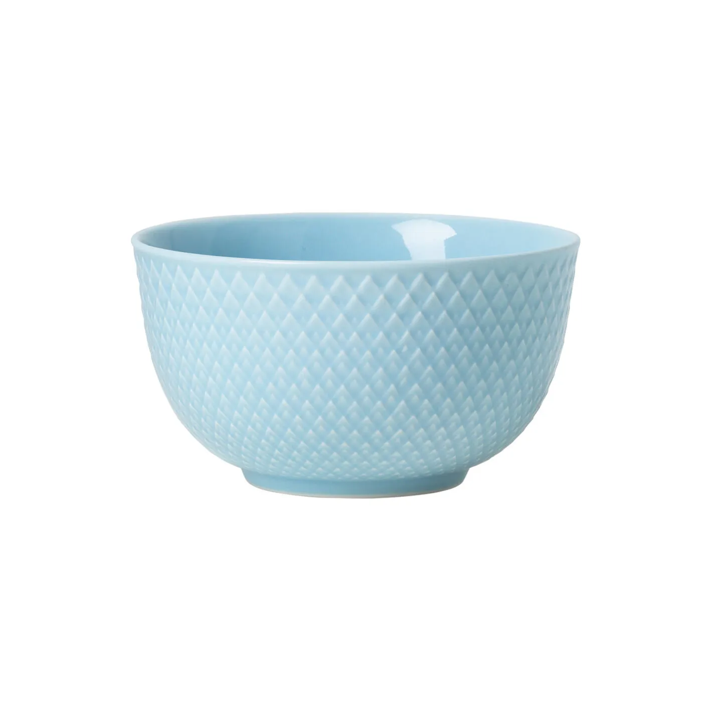 Lyngby Porcelæn Rhombe Color skål, turkis
