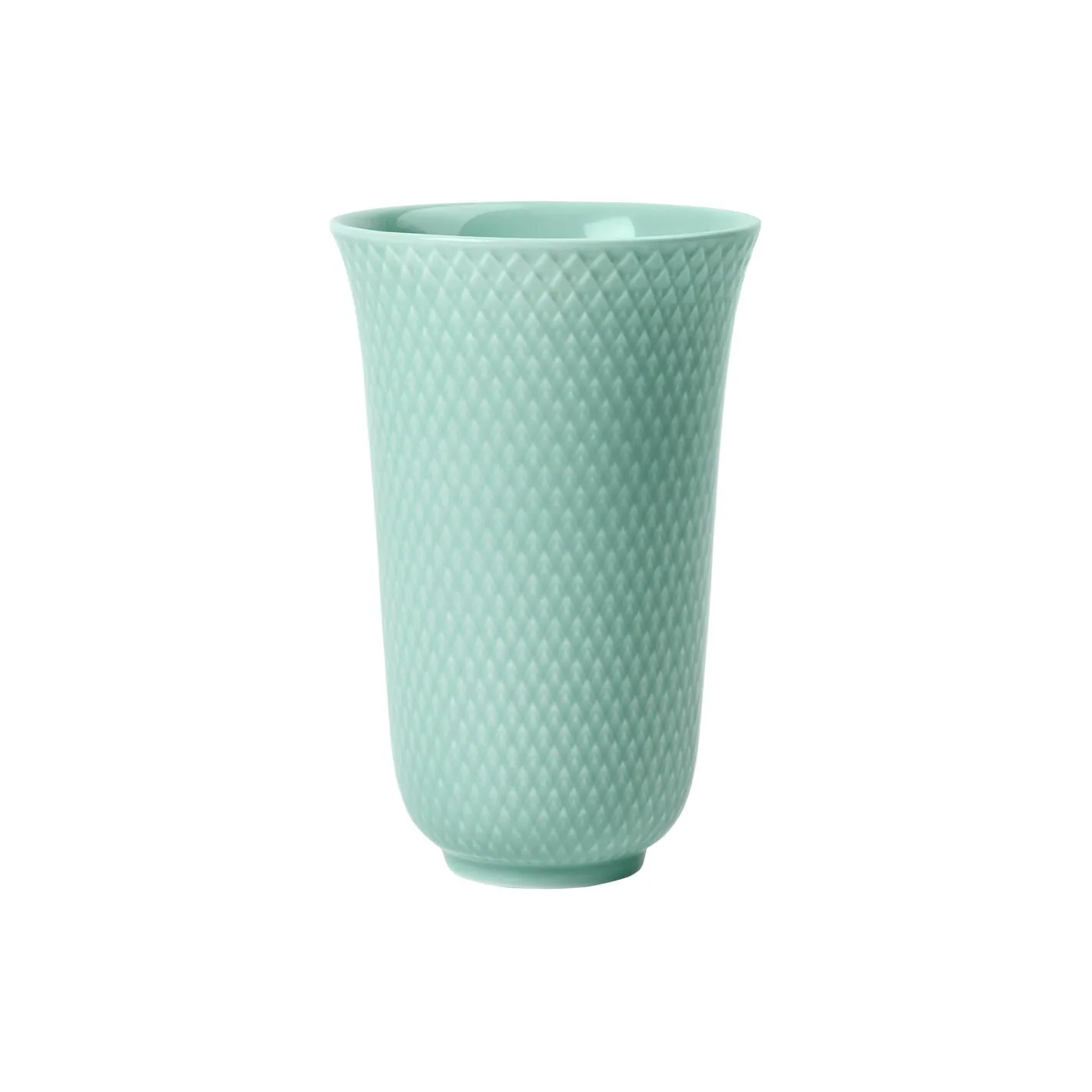 Best Lyngby Porcelæn Rhombe Color vase, aqua