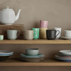 Discount Lyngby Porcelæn Rhombe Earth Krus med hank, clay