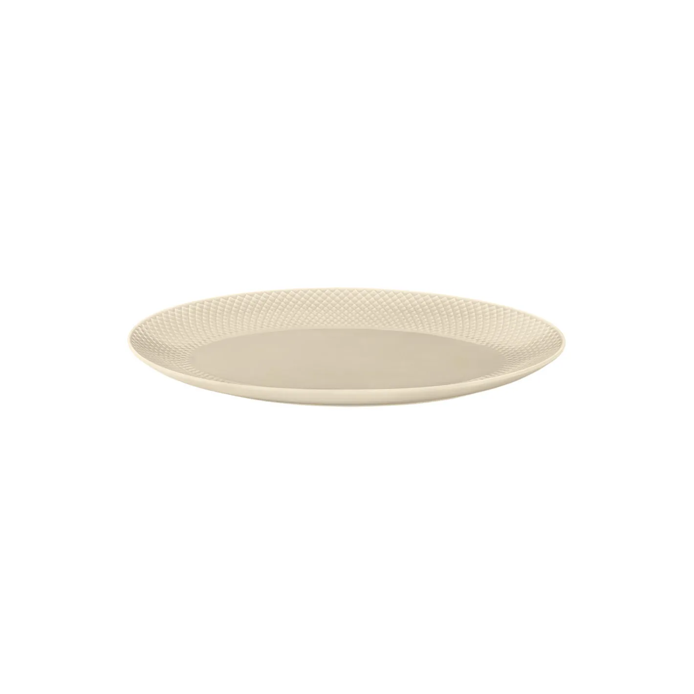 Clearance Lyngby Porcelæn Rhombe Earth Ovalt serveringsfad, marble