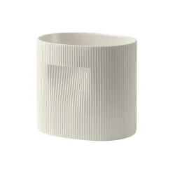 Muuto Ridge Planter, off white