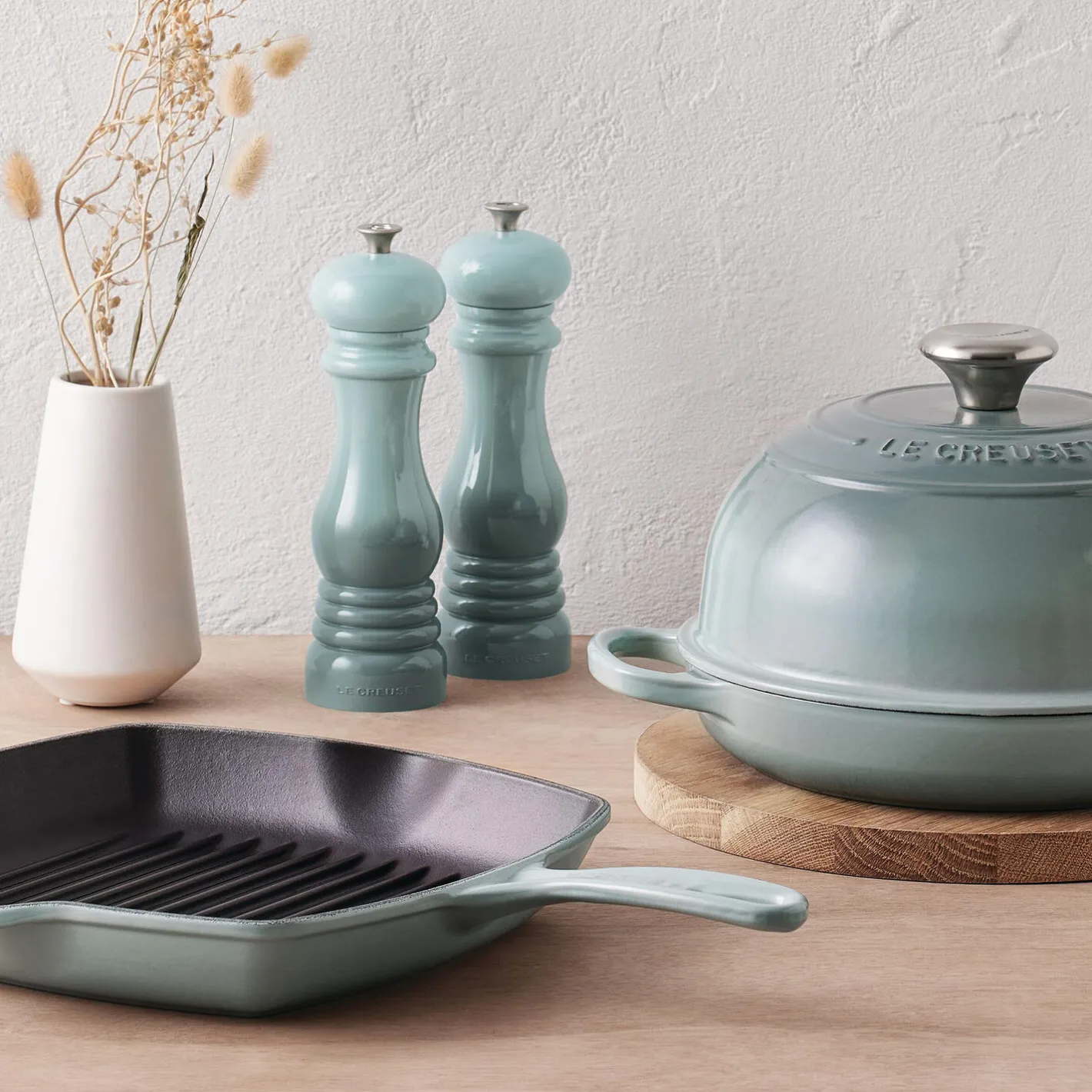 Clearance Le Creuset Saltkværn 21 cm, sea salt