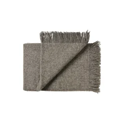 Clearance Silkeborg Uldspinderi Samsø plaid, 00116 dark nordic grey