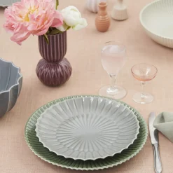 New Dottir Nordic Design Samsurium Lunch Plate frokosttallerken Ø 22 cm, blue/grey