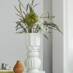 Dottir Nordic Design Samsurium Towerbell vase, white> Vaser