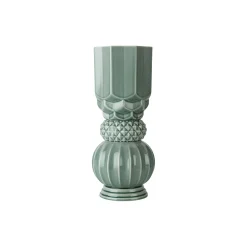 New Dottir Nordic Design Samsurium Towerbell vase, peacock