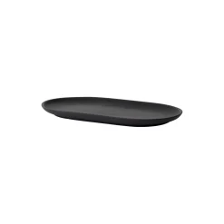 Design House Stockholm Sand Secrets Plate, black clay