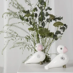 Kay Bojesen Denmark Sangfugl Love, hvid/rosa
