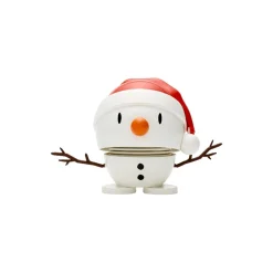 Hoptimist Santa Snowman, white> Figurer & Glaskunst