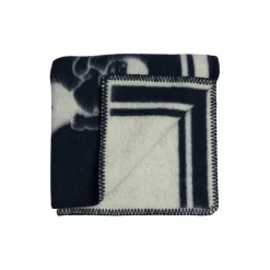 Clearance Røros Tweed SAU Half Size Throw, blue