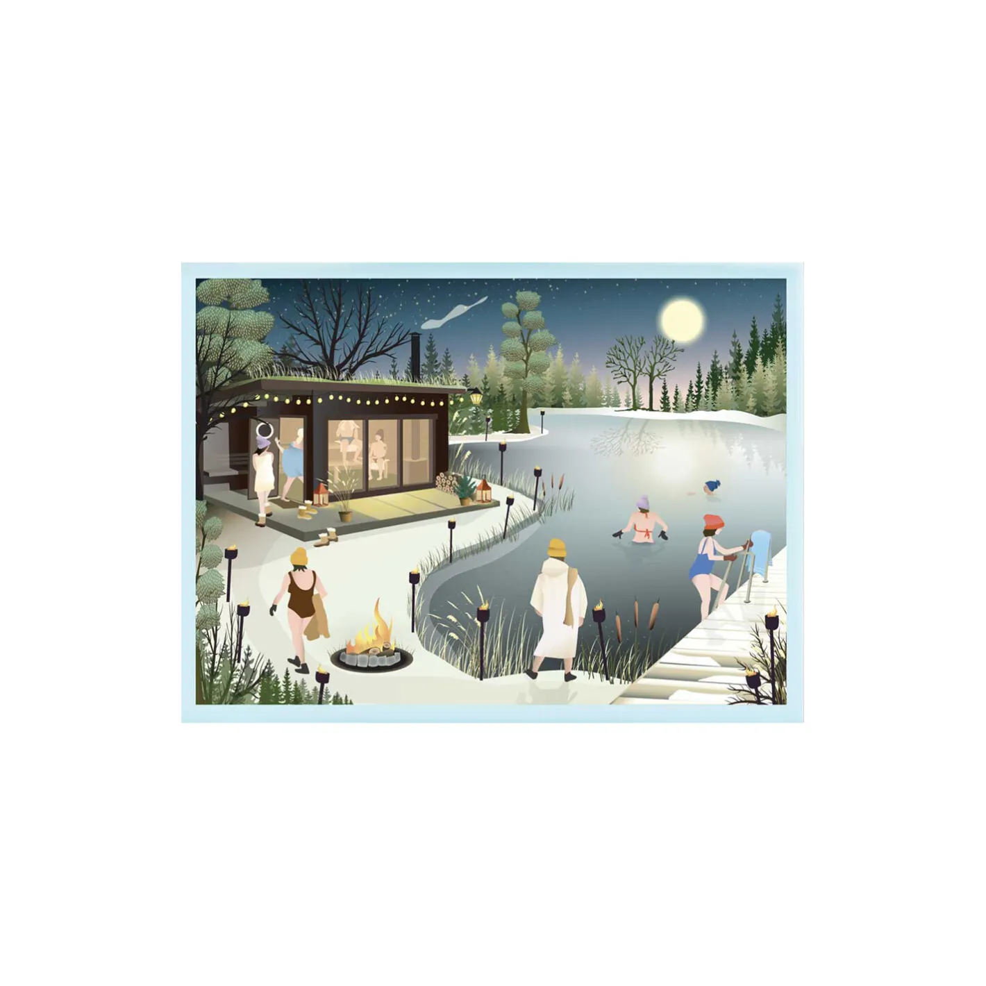 Best ViSSEVASSE Sauna by the Lake puslespil 1000 brikker