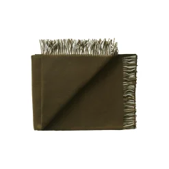 New Silkeborg Uldspinderi Secret plaid, 02213 moss/seaweed