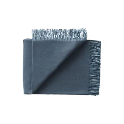 Outlet Silkeborg Uldspinderi Secret plaid, 02205 ocean/ink