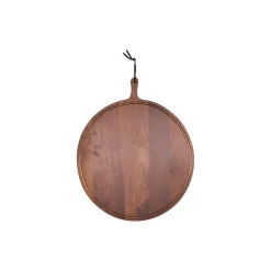 Hot Dutchdeluxes Serveringsbræt rundt, valnød oiled walnut