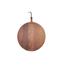 Hot Dutchdeluxes Serveringsbræt rundt, valnød oiled walnut