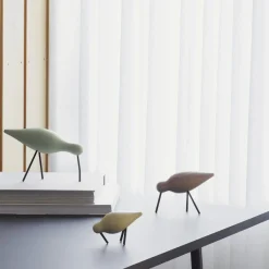 Normann Copenhagen Shorebird, dusty green> Figurer & Glaskunst